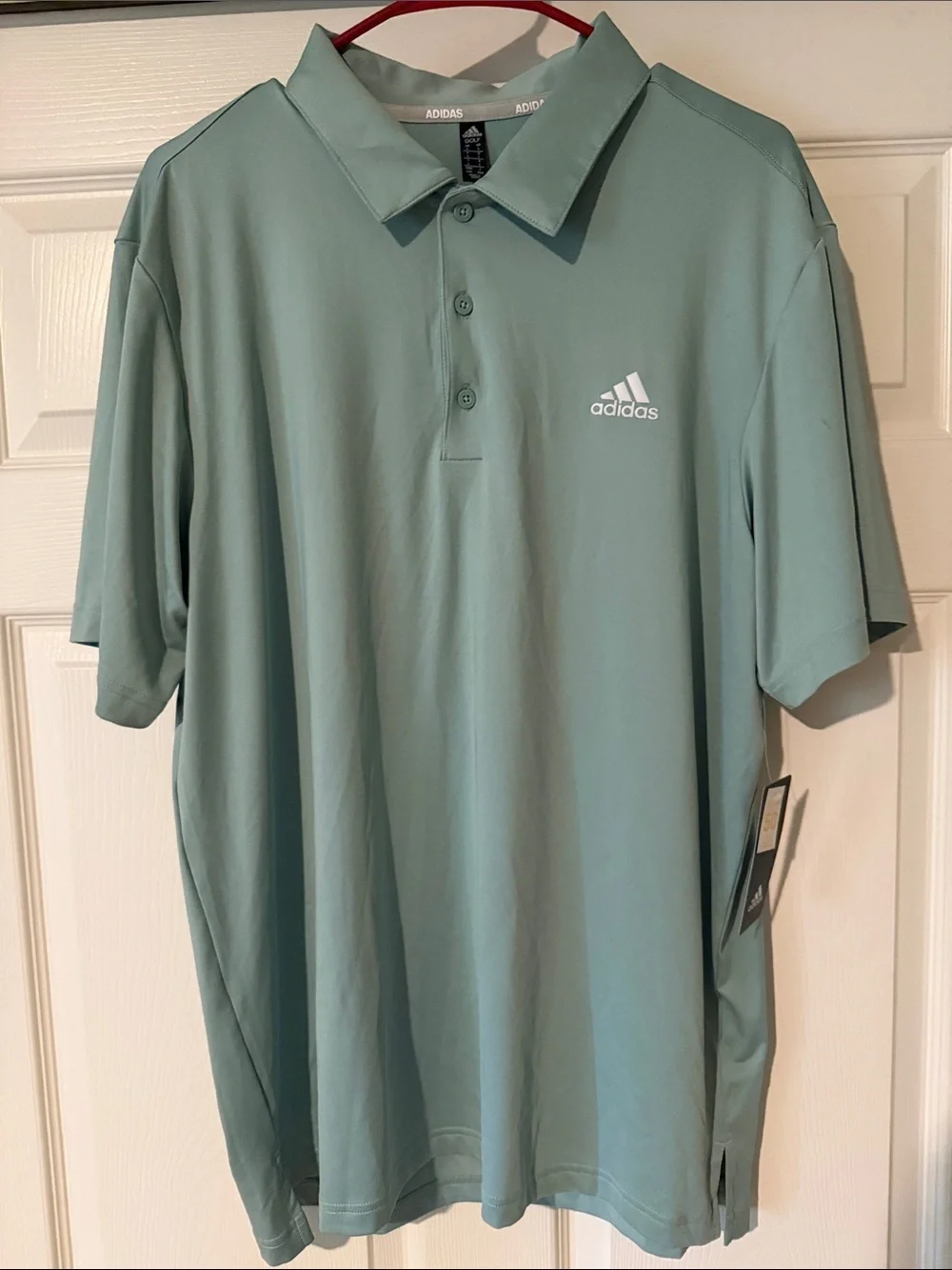 adidas Men's Mint Green Performance Polo NWT